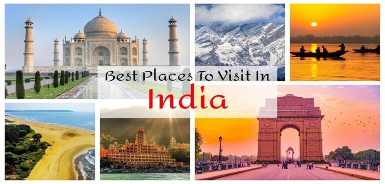 Best places to visit in india